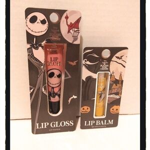 Disney ☠️The Nightmare Before Christmas☠️ Lip Gloss & Lip Balm 2-pc Set *NEW*